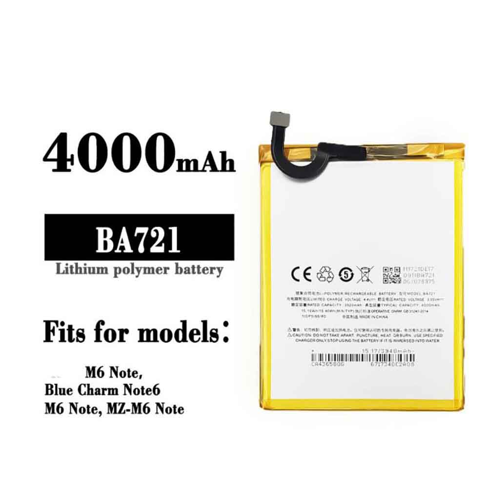 Batería para M1-K52-M456M/meizu-BA721